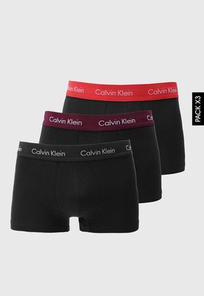 Bóxer Trío Calvin Klein Negro