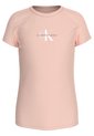 Camiseta Rosada Slim Con Monograma Para Niña Calvin Klein de Calvin Klein