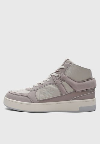 Tenis Lifestyle Calvin Klein Basket Mid Lila Calvin Klein