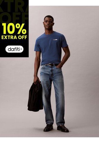 Camiseta Negra Con Logo Calvin Klein Calvin Klein