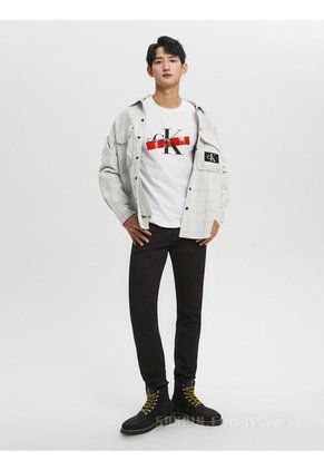 Jeans Negro Slim Classic Para Hombre Calvin Klein