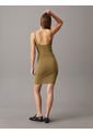 Vestido Verde Estilo Bodycon De Punto Canal Calvin Klein de Calvin Klein