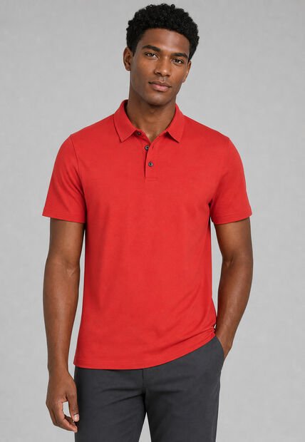 Polo Calvin Klein Rojo