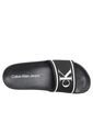 Chancleta Negra Con Monograma En Relieve Carina Calvin Klein de Calvin Klein