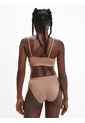 Pantie En Microfibra Tipo Bikini Mid Rise Para Mujer Calvin Klein de Calvin Klein