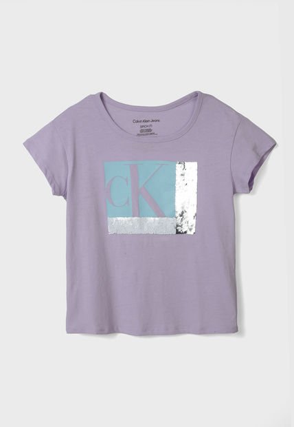 Camiseta Calvin Klein Lila