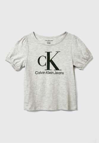 Camiseta Calvin Klein Marfil Calvin Klein