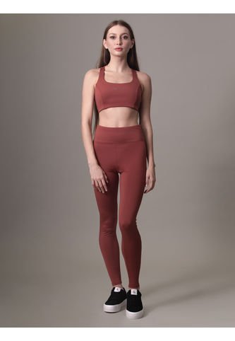 Top Rojo Deportivo De Impacto Medio Calvin Klein