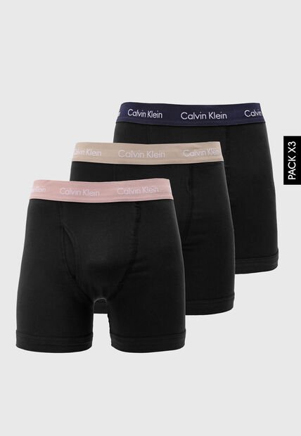 Bóxer Trío Calvin Klein Negro
