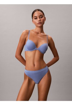 Tanga Azul - Bonded Flex Seamless Calvin Klein