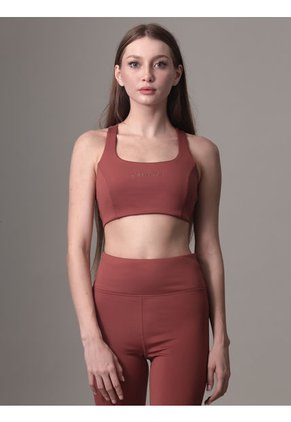 Top Rojo Deportivo De Impacto Medio