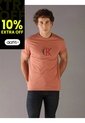 Camiseta Rosa Con Gráfico De Logo Calvin Klein de Calvin Klein