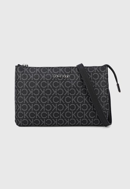 Bolso Manos Libres Negro-Gris Calvin Klein