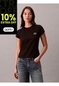 Camiseta Negra Slim Con Logo Cocktail Calvin Klein de Calvin Klein