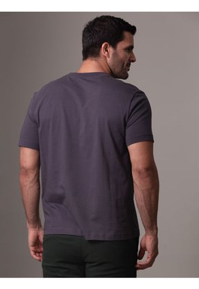 Camiseta Negra Con Gráfico De Sello NYC Calvin Klein