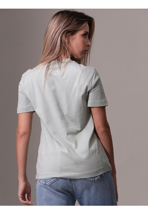 Camiseta Multicolor Con Logo Bordado Calvin Klein