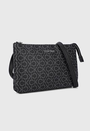 Bolso Manos Libres Negro-Gris Calvin Klein