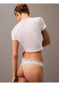 Pantie Tipo Tanga Azul - Modern Logo Calvin Klein de Calvin Klein