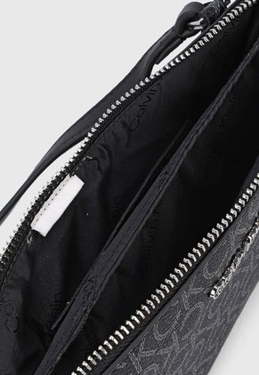 Bolso Manos Libres Negro-Gris Calvin Klein