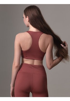 Top Rojo Deportivo De Impacto Medio