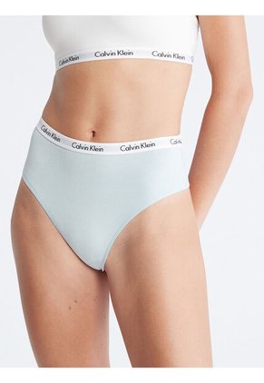 Tanga Celeste De Cintura Alta Carrusel Para MujerCalvin Klein