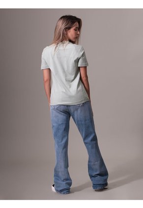 Camiseta Multicolor Con Logo Bordado Calvin Klein