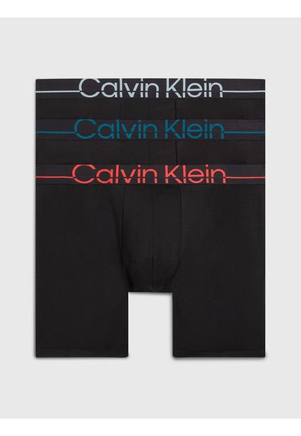 Pack De 3 Boxer Brief Negros En Microfibra Calvin Klein