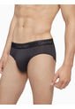 3 Pack De Calzoncillos Negros En Microfibra Hip Brief Calvin Klein de Calvin Klein