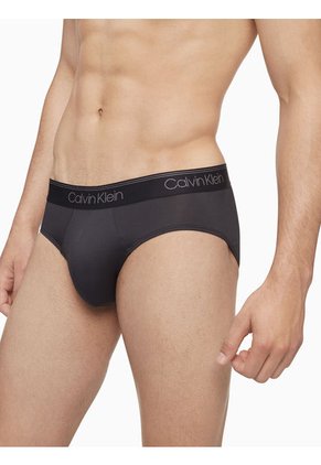 3 Pack De Calzoncillos Negros En Microfibra Hip Brief Calvin Klein