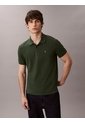 Polo Verde Clásico De Piqué De Algodón Calvin Klein de Calvin Klein