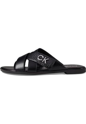 Sandalias Multicolor Con Monograma Metálico Calvin Klein