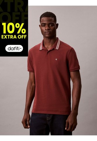 Polo Multicolor De Piqué Con Ribetes En Contraste Calvin Klein Calvin Klein