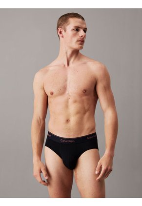 Pack Negro De 3 Slip - Modern Cotton Calvin Klein