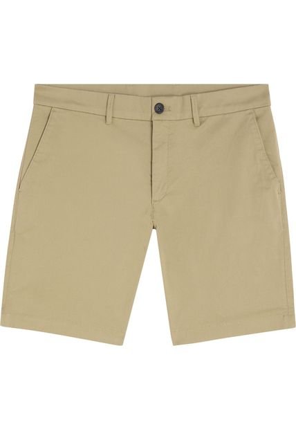 Bermudas Beige Chino Slim Modern Calvin Klein