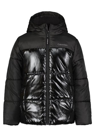 Chaqueta Negro Acolchada Con Cierre Para Niño Calvin Klein Calvin Klein