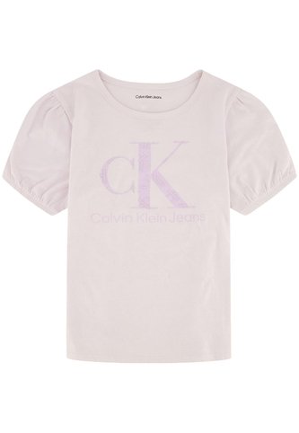 Camiseta Para Niña Con Mangas De Globo Rosado Calvin Klein Calvin Klein