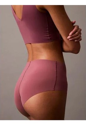 Pantie Rosado Hipster Invisible De Cintura Alta Calvin Klein