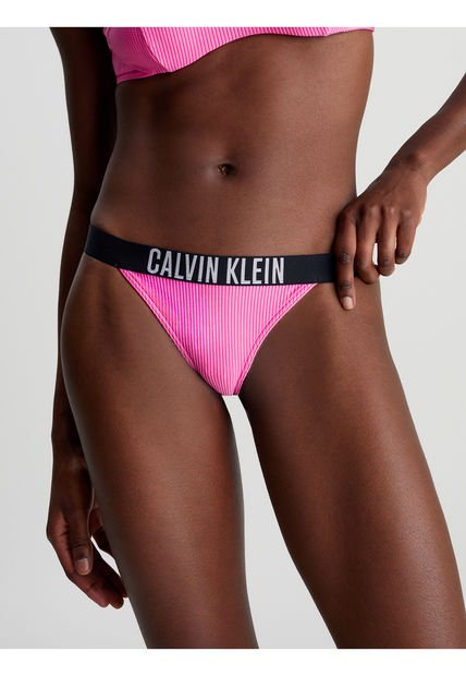 Partes Rosado De Abajo De Bikini Tipo Brasileño - Intense Power Calvin Klein