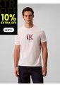 Camiseta Blanca Con Gráfico De Logo Calvin Klein de Calvin Klein
