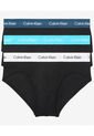 3 Pack De Hip Brief Negro Slips - Cotton Stretch Calvin Klein de Calvin Klein