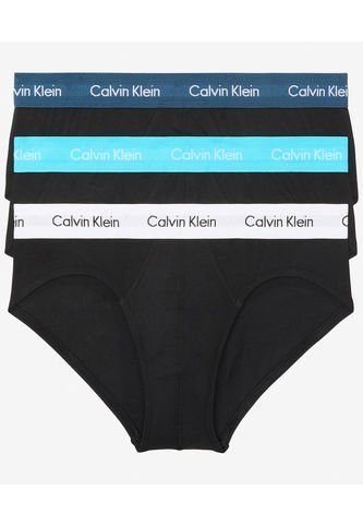 3 Pack De Hip Brief Negro Slips - Cotton Stretch Calvin Klein Calvin Klein