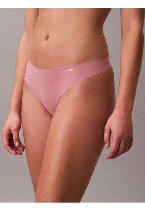 Tanga Rosa Con Logotipo - Invisible Calvin Klein