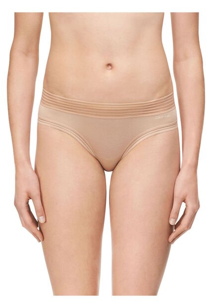 Pantie Beige Tipo Hipster Para Mujer Calvin Klein