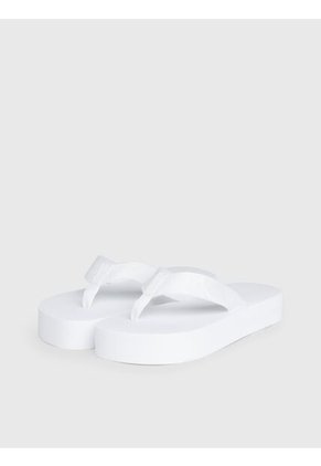 Sandalias Blanco Blanco De Plataforma Calvin Klein