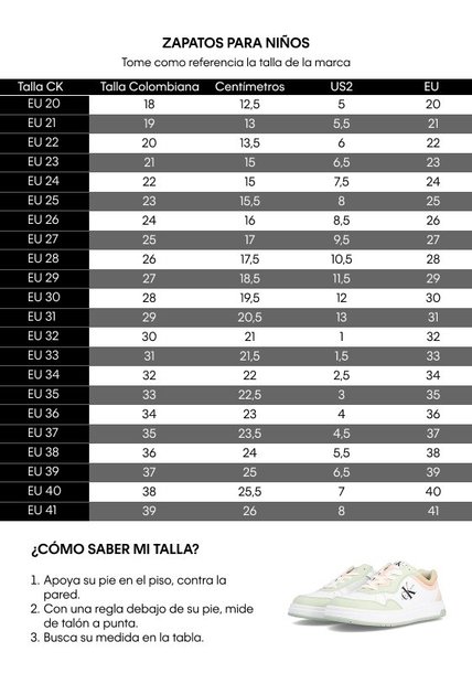 Zapatllas Casuales Para Niño Calvin Klein