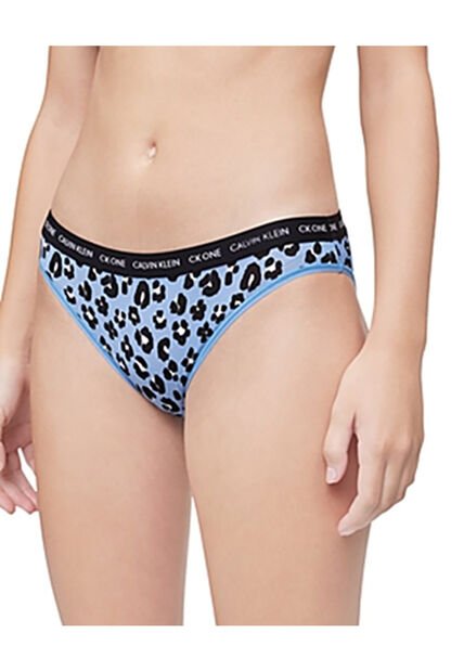 Pantie Azul Tipo Brasilera En Microfibra Para Mujer Calvin Klein