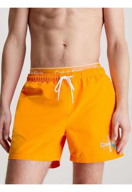 Bermuda Corta Con Cinturilla Doble - Pride Calvin Klein