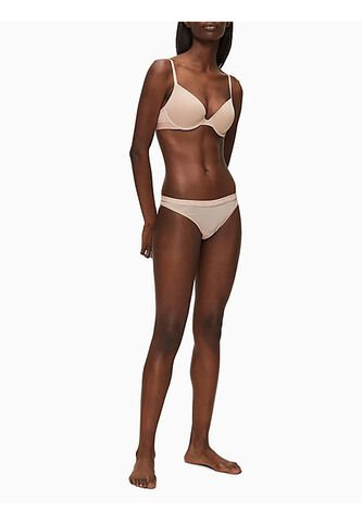 Pantie BeigeTipo Tanga En Microfibra Para Mujer Calvin Klein Calvin Klein