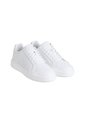 Tenis Blanco Con Suela Gruesa Y Estampado De Monograma En Relieve Calvin Klein de Calvin Klein
