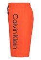 Bermuda De Baño Naranjacon Logo En Vertical Para Niño Calvin Klein de Calvin Klein